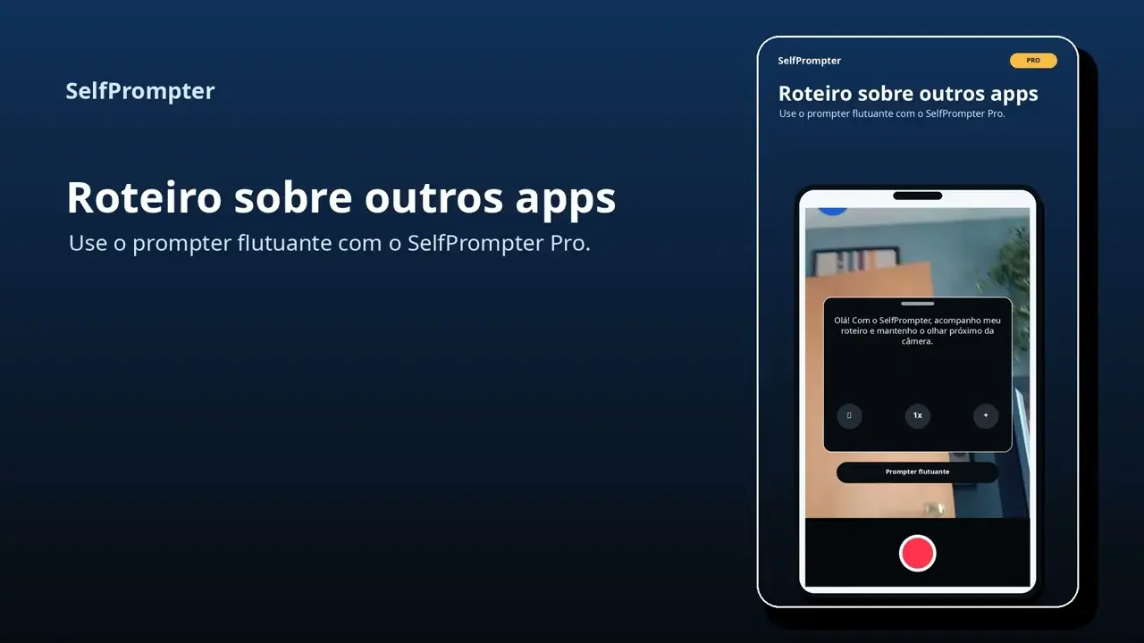 Prévia da demonstração do SelfPrompter
